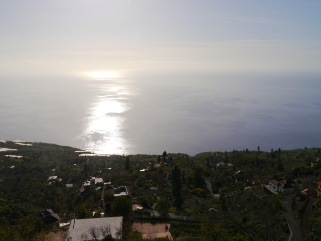 Blick vom Balkon des Restaurants Muralla