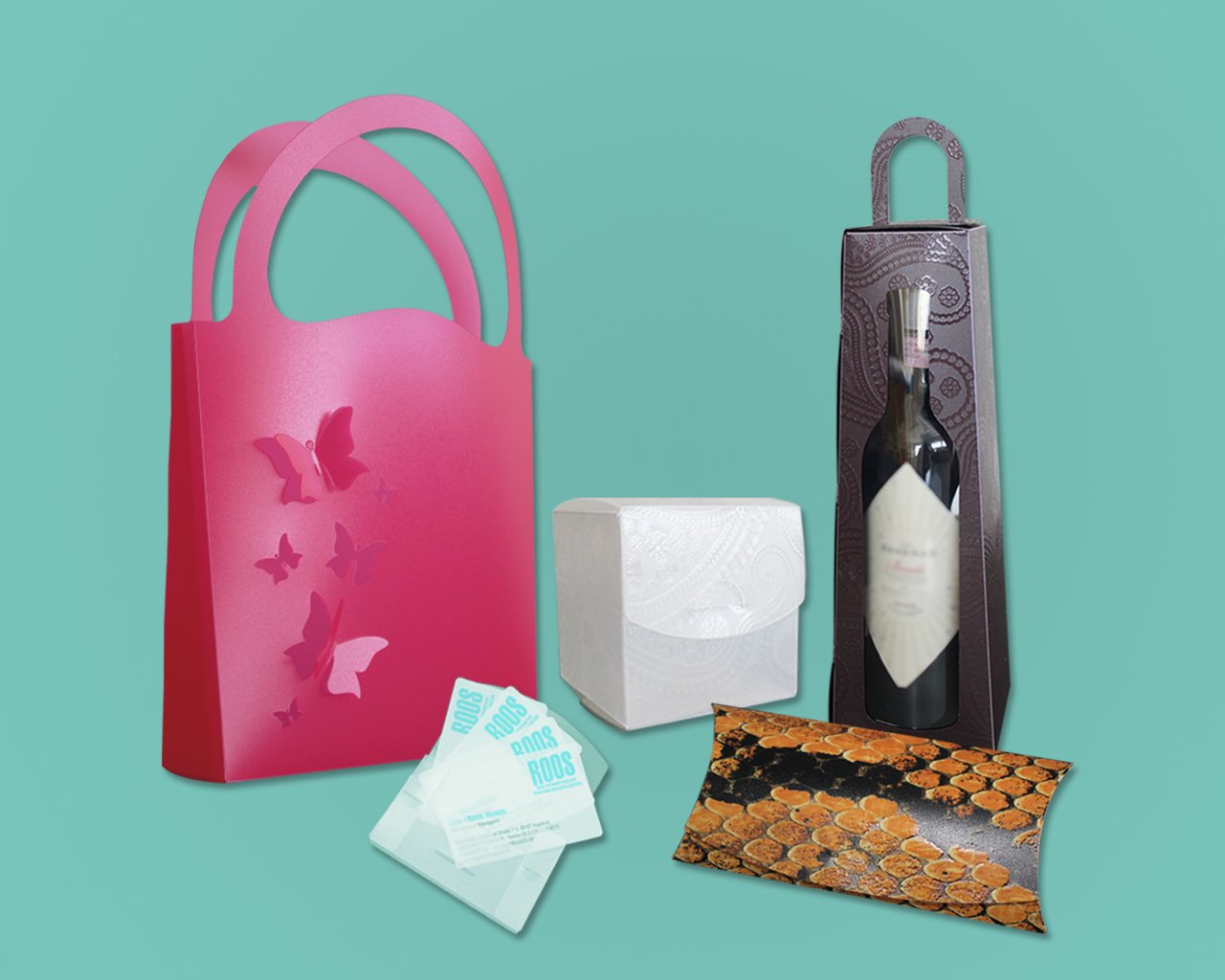 Individuelle Verpackungen veredelt im Siebdruck