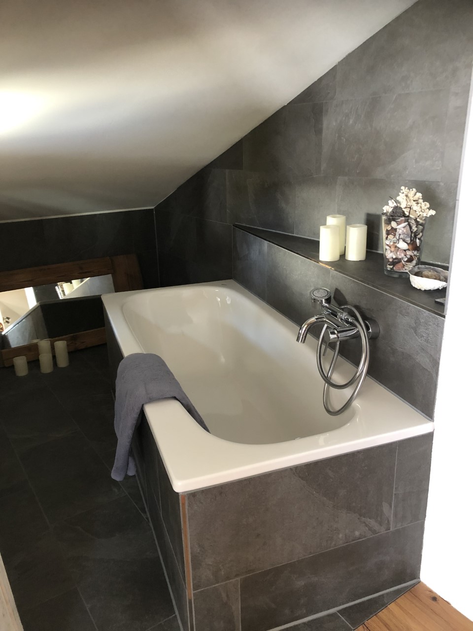 Bad statt Kochnische