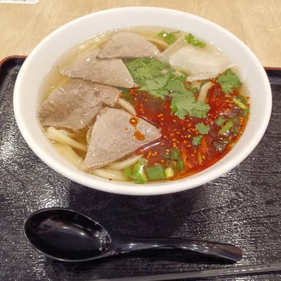 念願の牛肉ラーメン