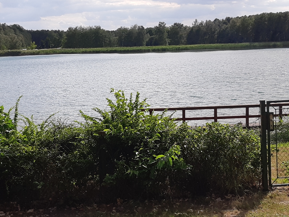 Badesee auf dem Camping