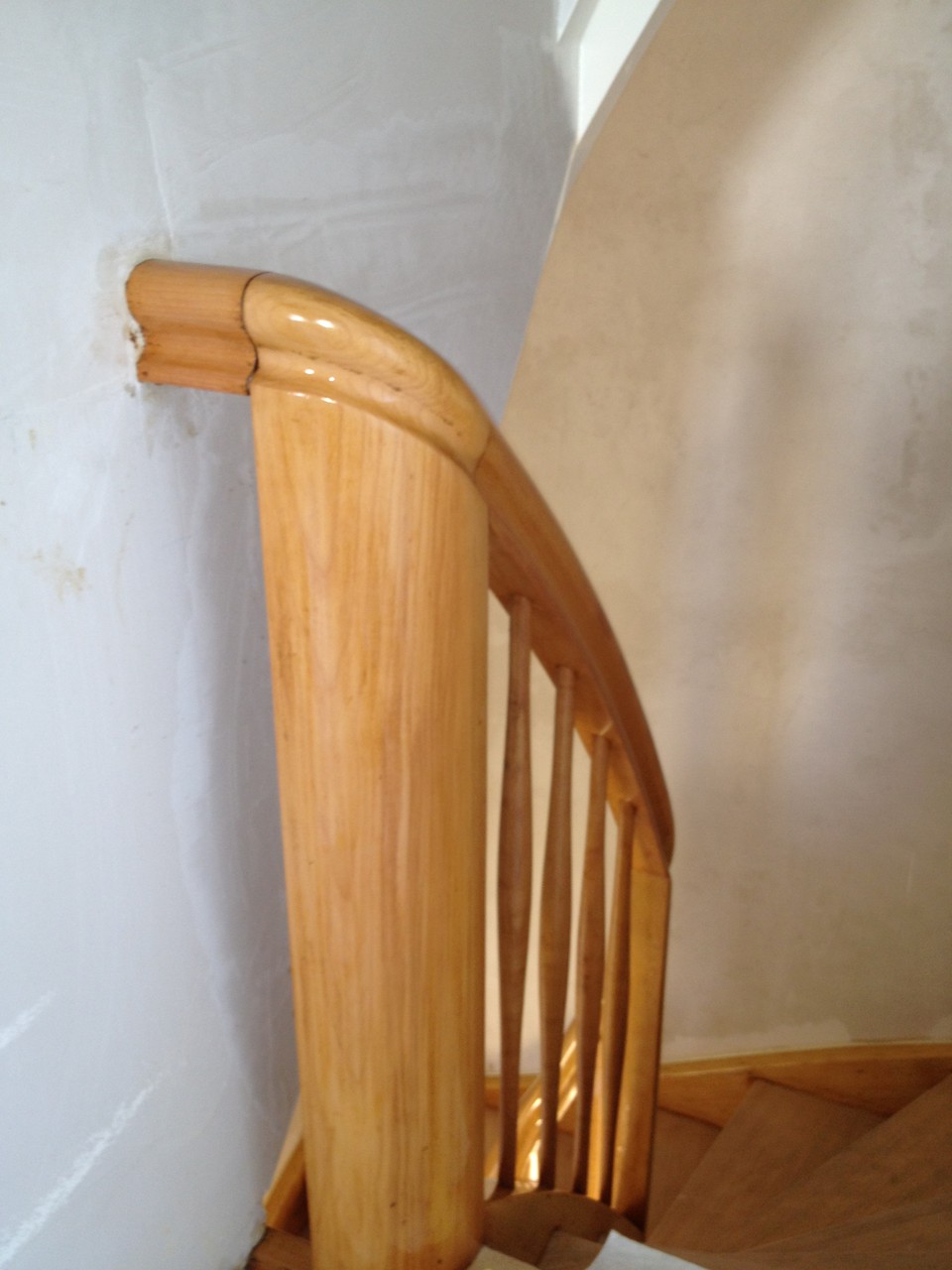 Nachher wieder schön hell...