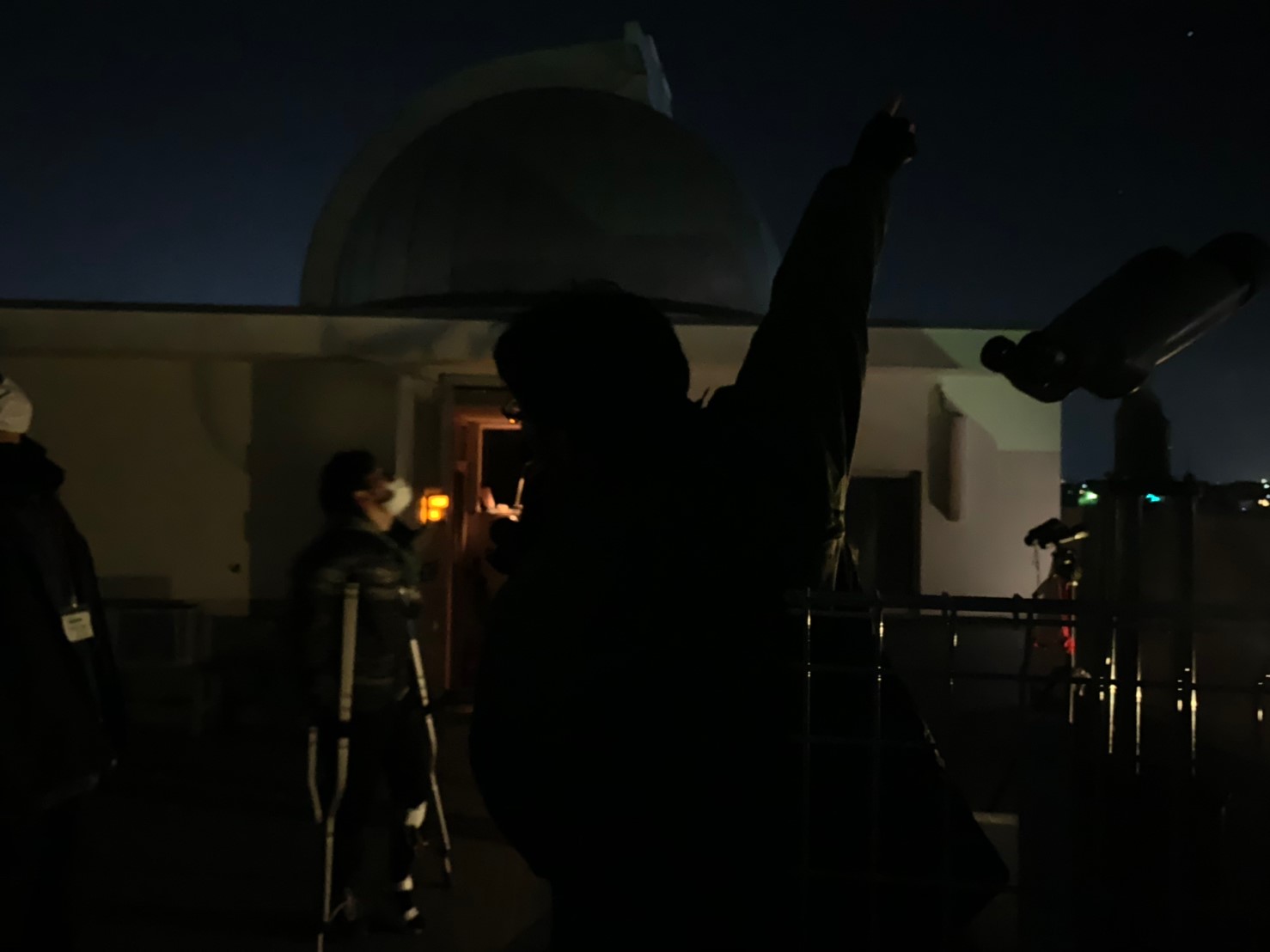 「あの星が見えます!」