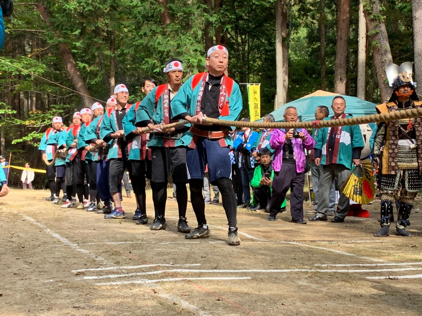 始まる前の緊張の一瞬……