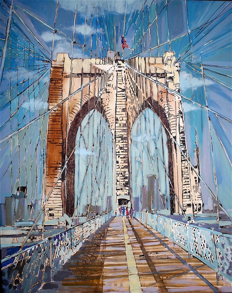 Brooklyn Bridge - Format 80 cm x 100 cm /A VENDRE/590€