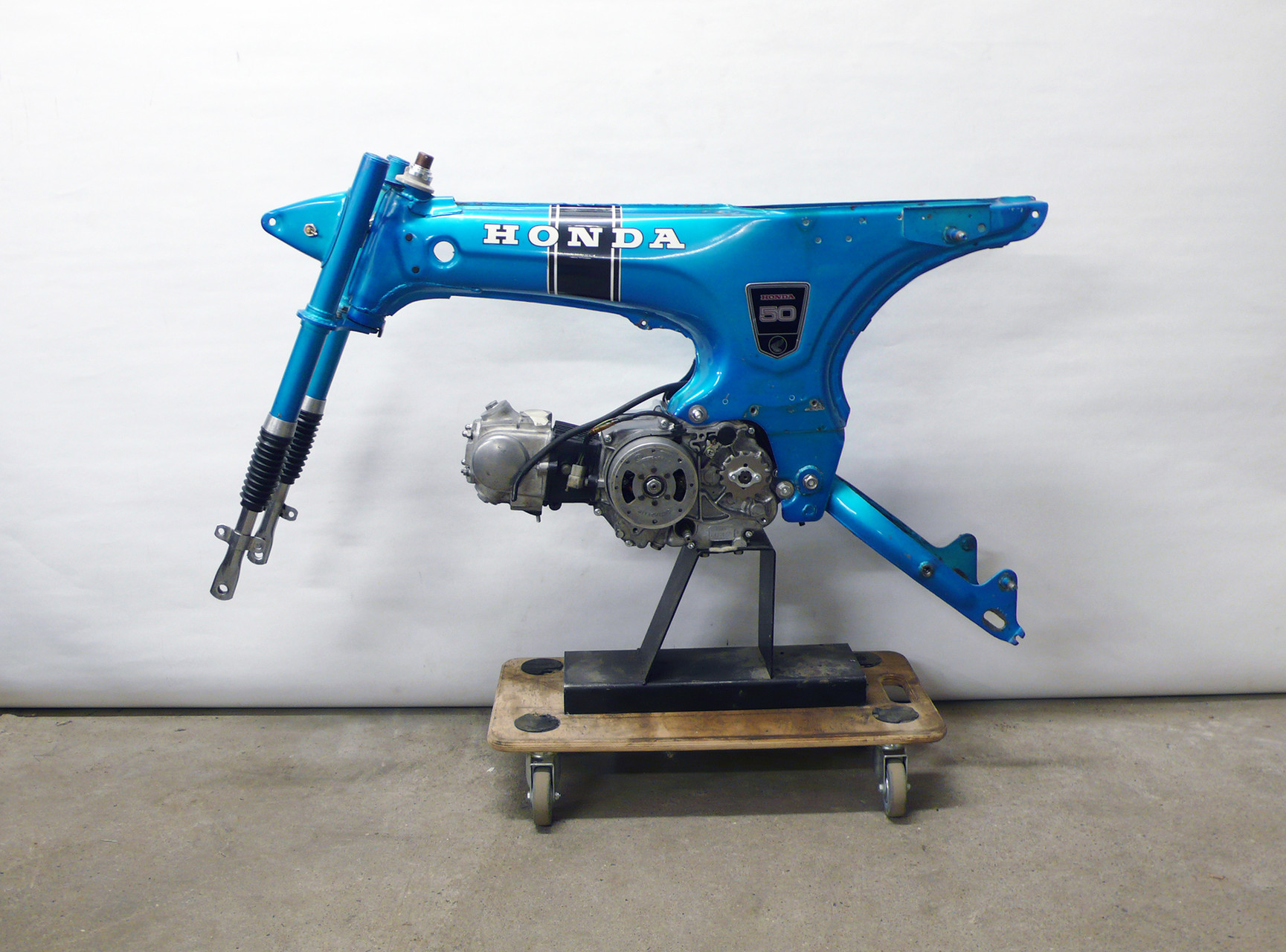 ... Gabel mit neuen Buchsen ...