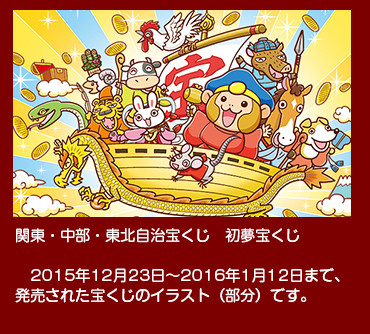 初夢宝くじ 2015年12月