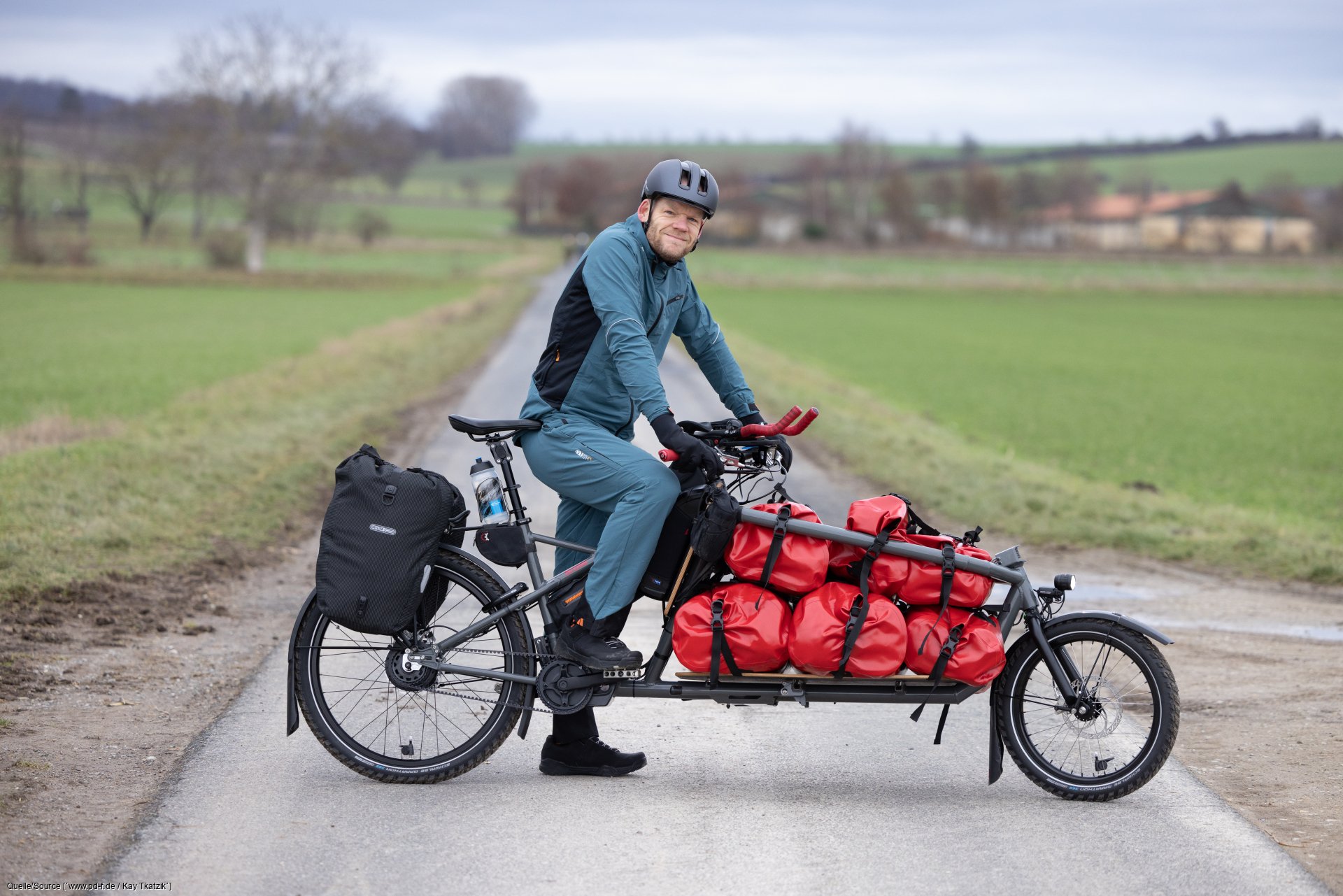 Gunnar Fehlau startet "Workpacking-Tour 2023": Ein Jahr mit Laptop, Zelt und Cargobike in Deutschland unterwegs