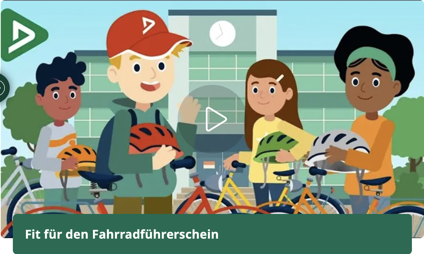 Neues Erklärvideo zum Fahrradführerschein