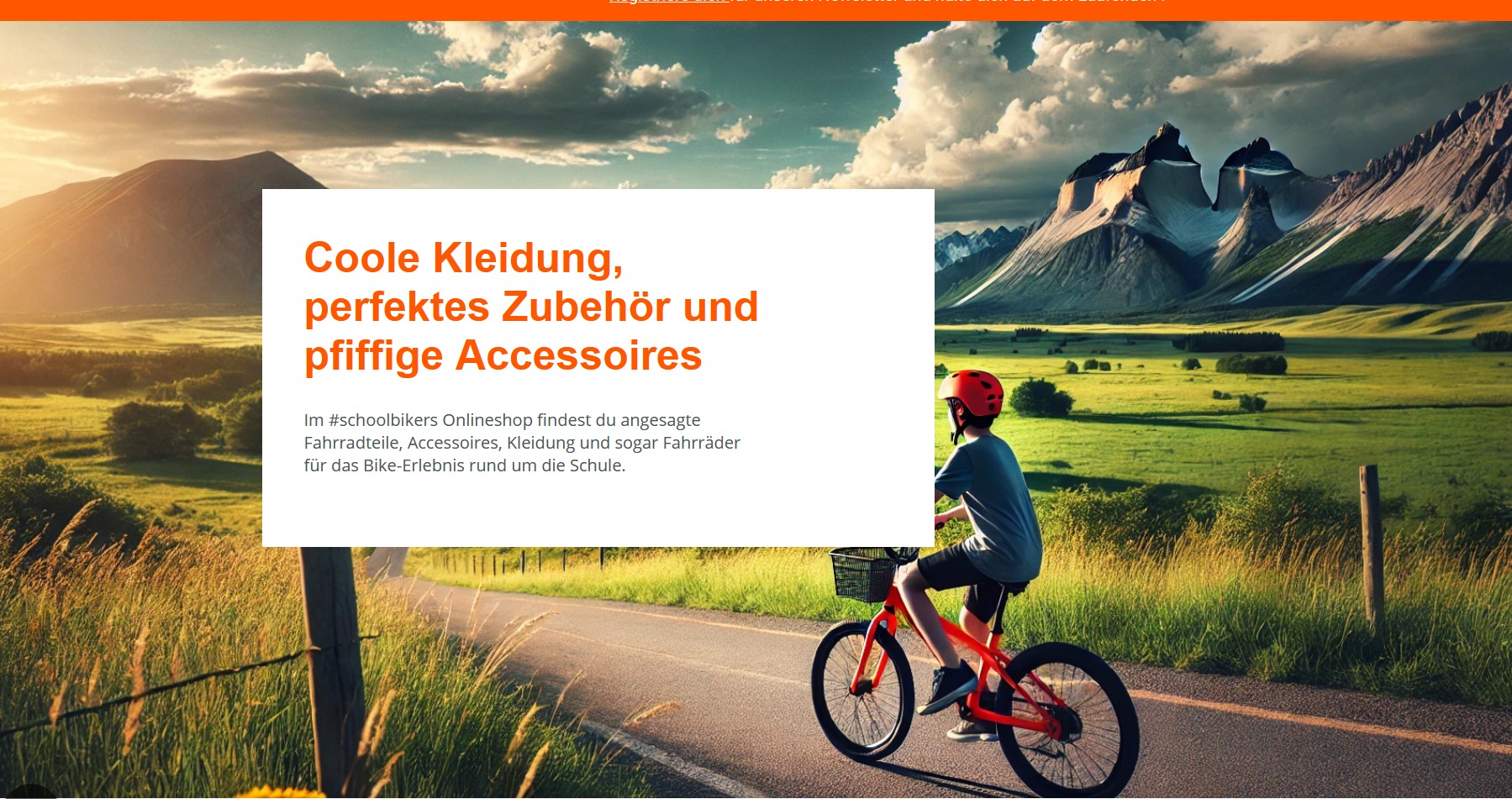 Endlich online: Der neue #schoolbikers-Webshop für Lehrer und Schüler