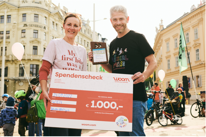 woom macht sich für familienfreundliche Mobilitätskonzepte stark