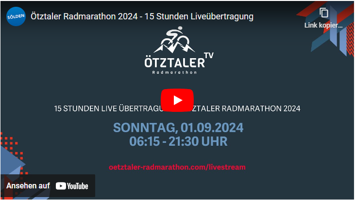 Ötztaler Radmarathon: 15 Stunden live