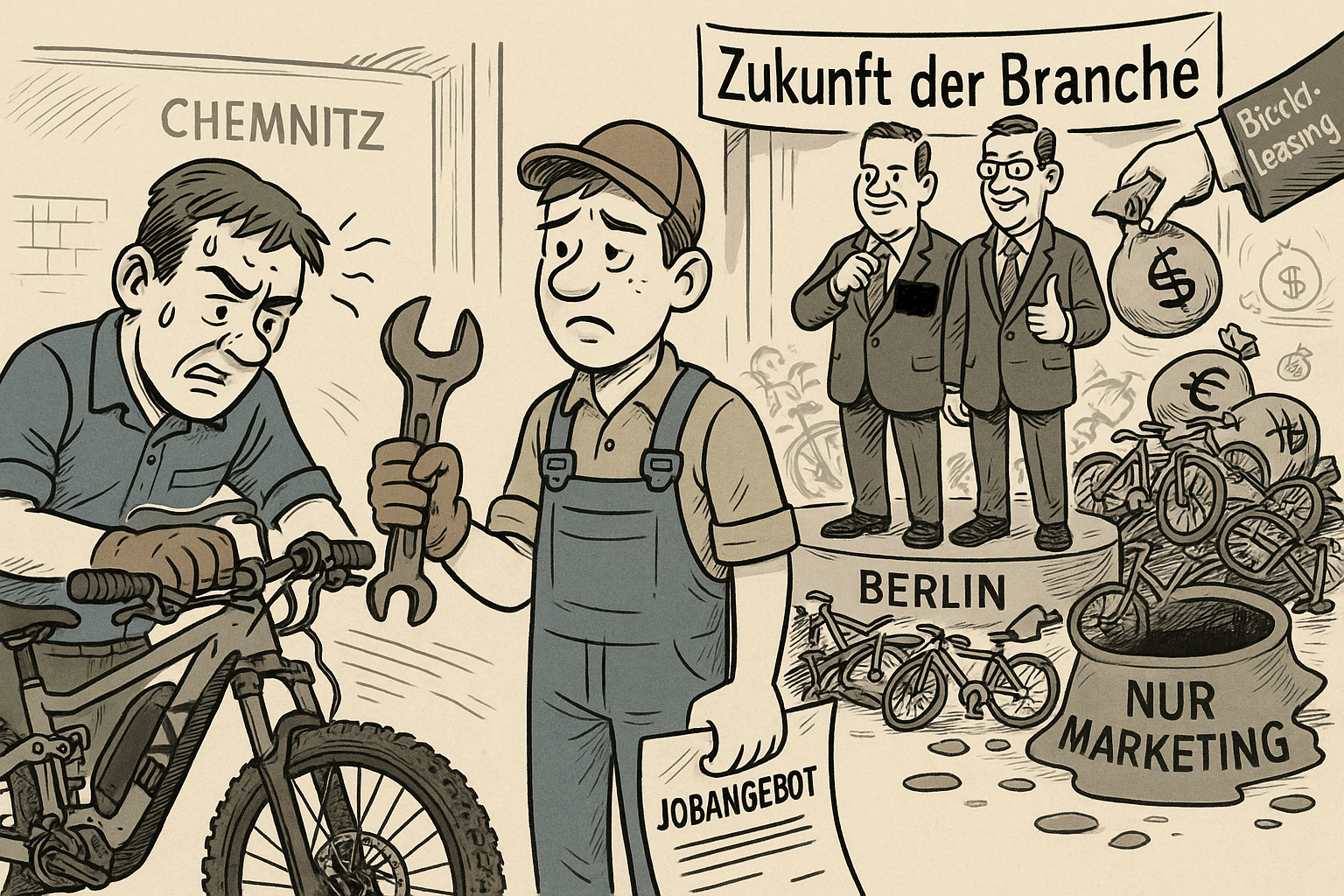 Ausbildung am Abgrund - Wie Industrie und Verbände die Fahrradbranche gegen die Wand fahren