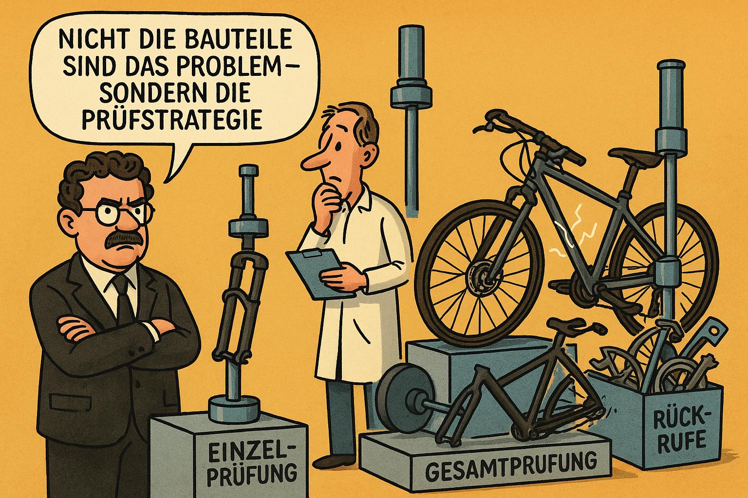 Rückrufe in der Fahrradbranche sind kein Zufall – sie sind das Ergebnis unzureichender Prüfkonzepte