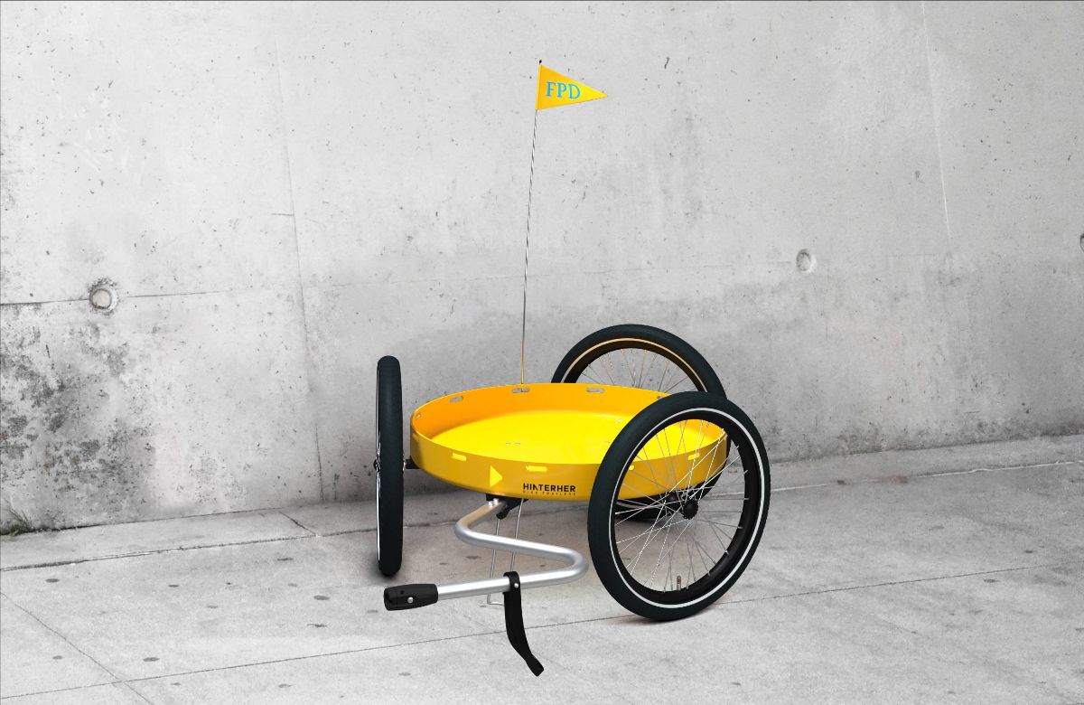 Fahrradanhänger auf Basis der Ampel-Regierung