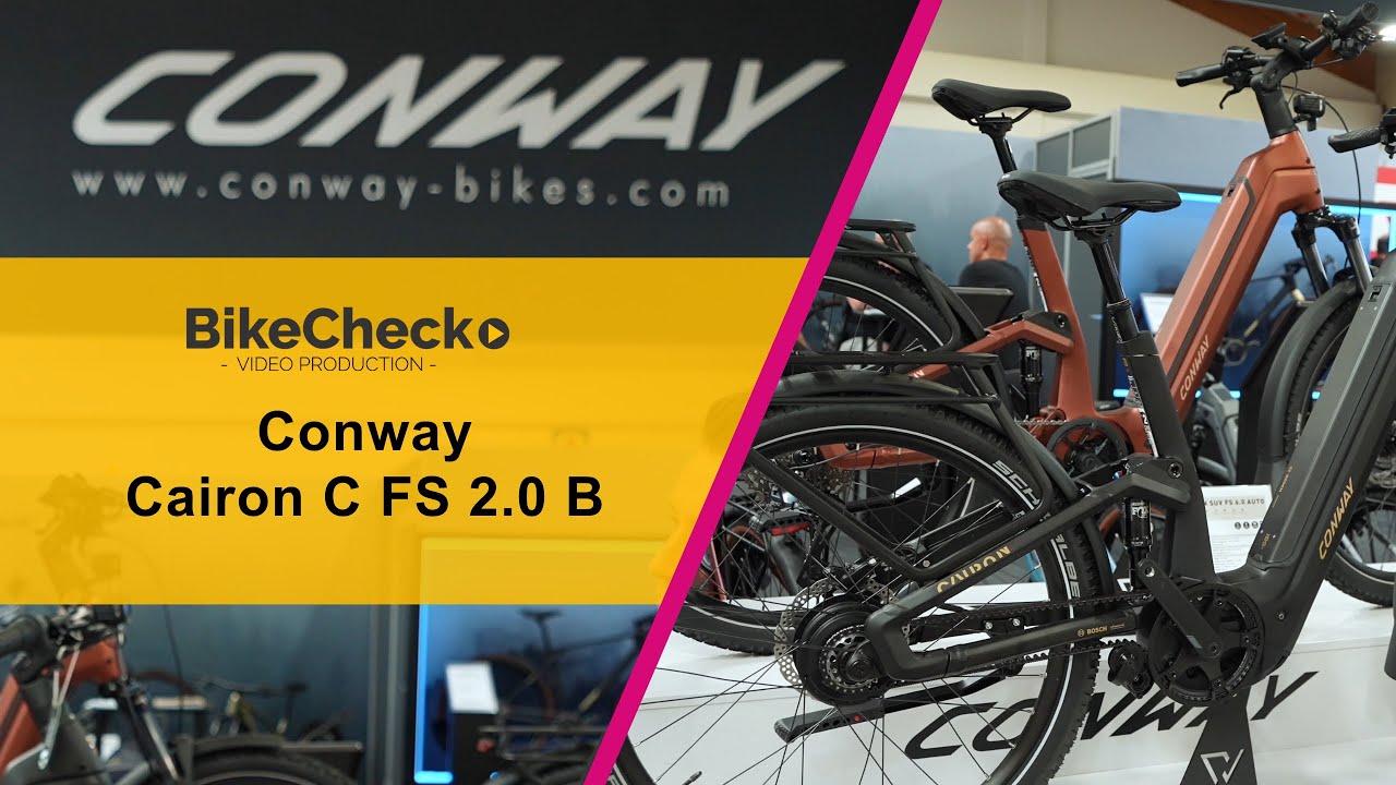 BikeCheck.Video präsentiert: Conway Cairon C FS 2.0 B — Der vollgefederte Tiefeinsteiger für ultimativen Fahrkomfort