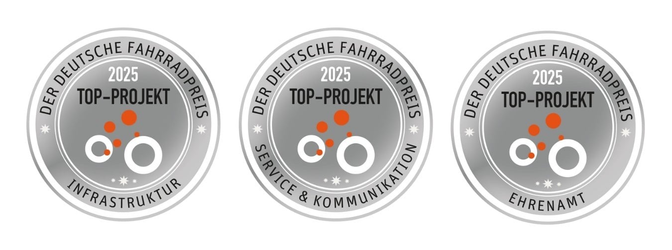Die Top 5 Projekte für den Deutschen Fahrradpreis 2025 stehen fest