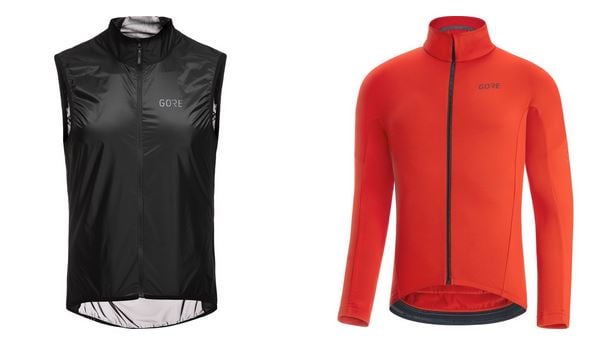 Gore Ambient Vest und    C3 Thermo Jersey