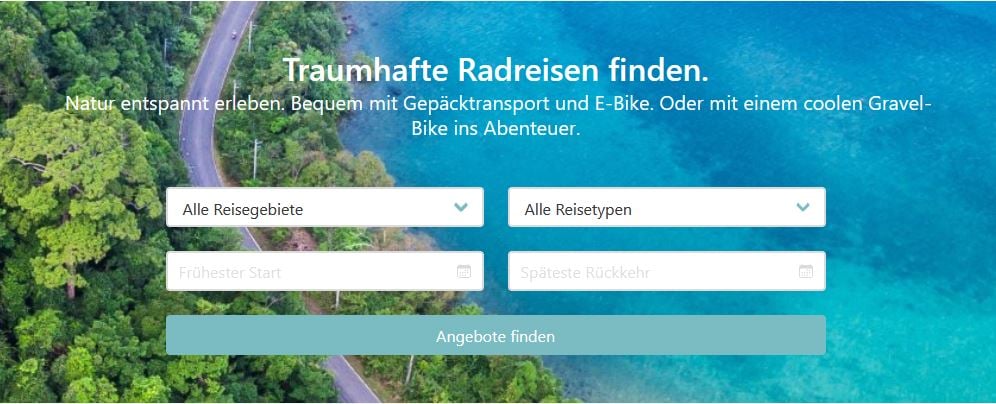 Radreisen auf dem neuen Online-Marktplatz cyclelo.de finden