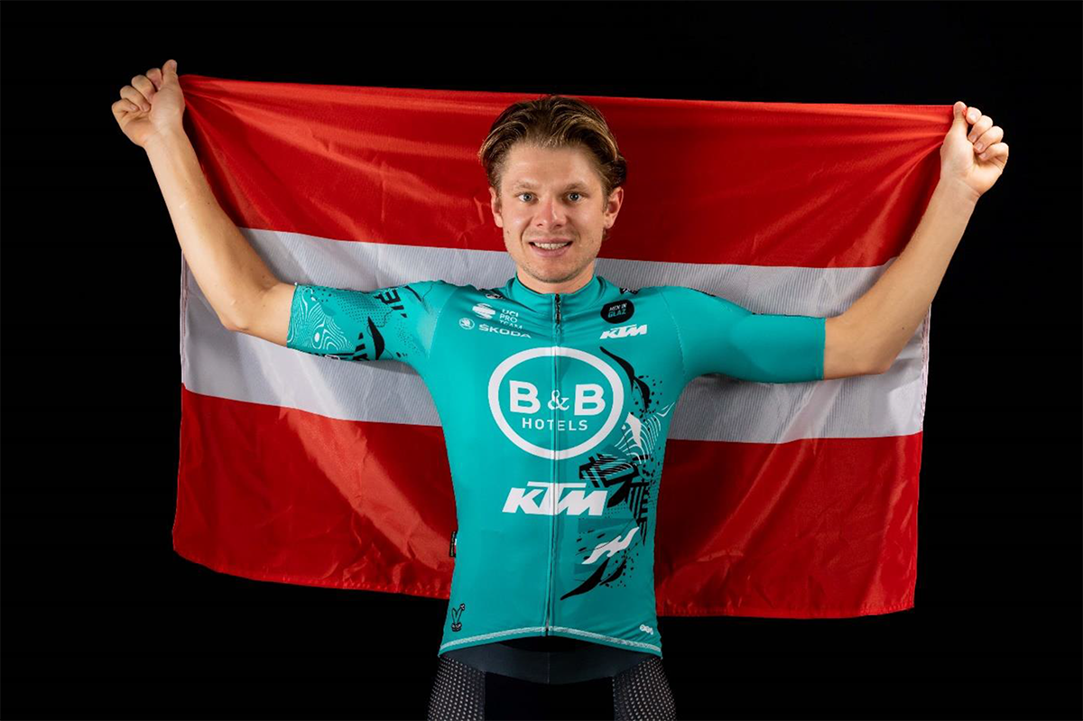 Erster Österreicher auf österreichischem Rad bei der Tour