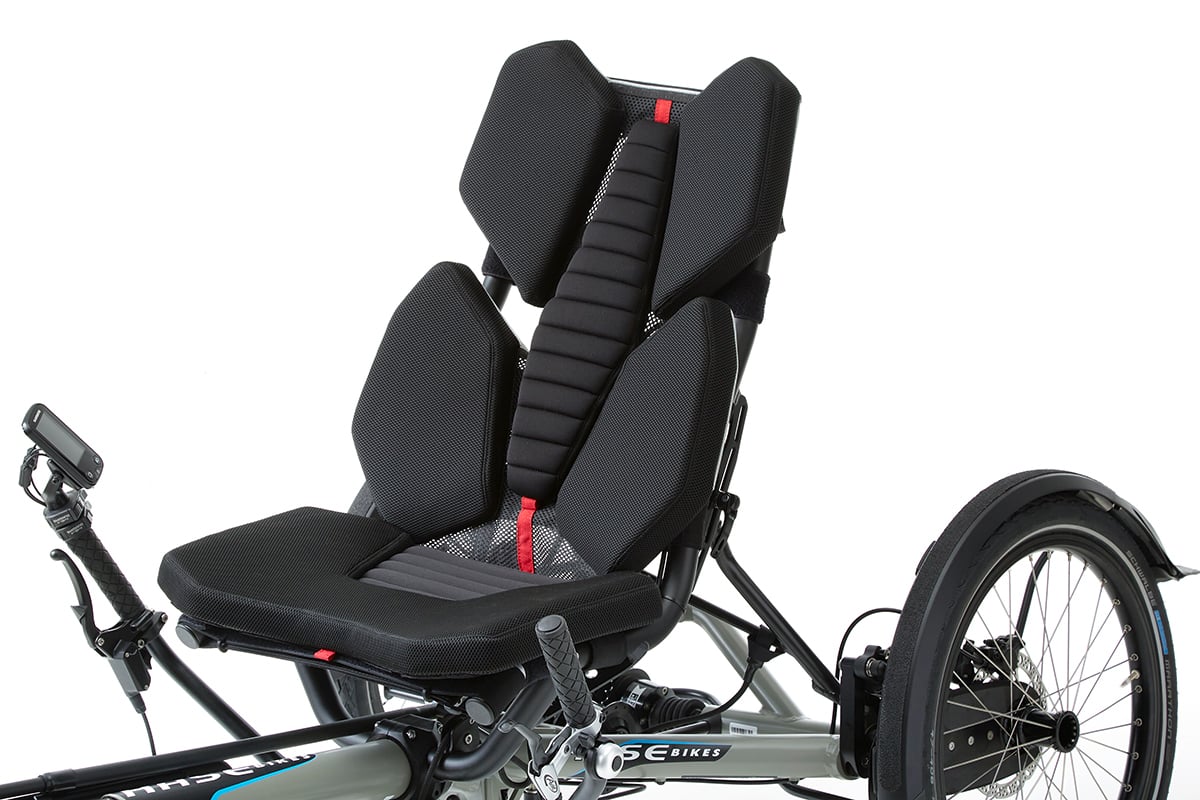Verstellbarer Sitzbezug: Neu für HASE BIKES PINO und Trikes