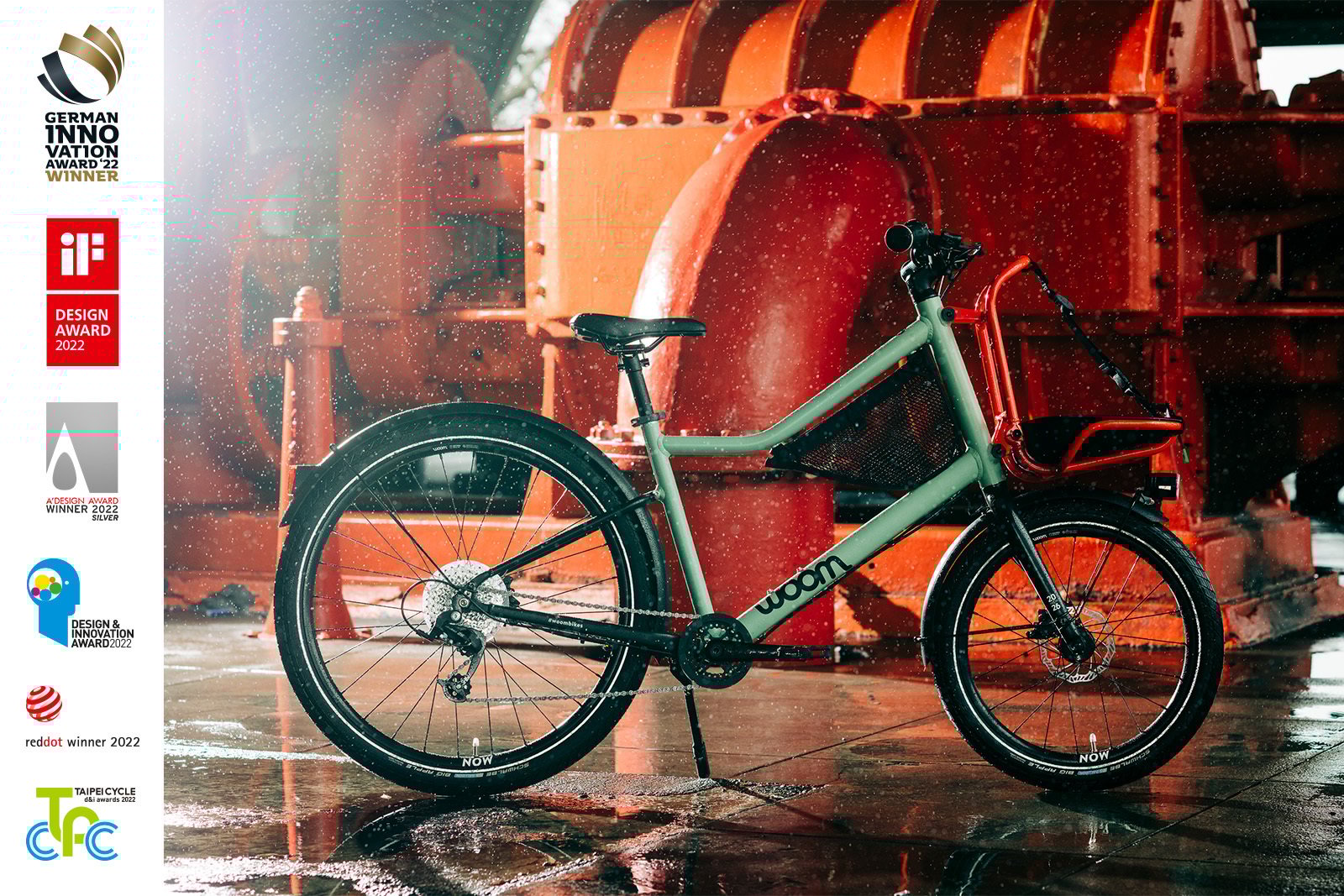 woom NOW ist WOW! Preisregen für das neue Urban Lifestyle Bike