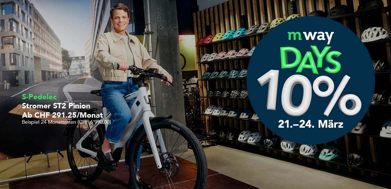 Markenkampagne: Das treibt m-way Mitarbeitende aufs E-Bike