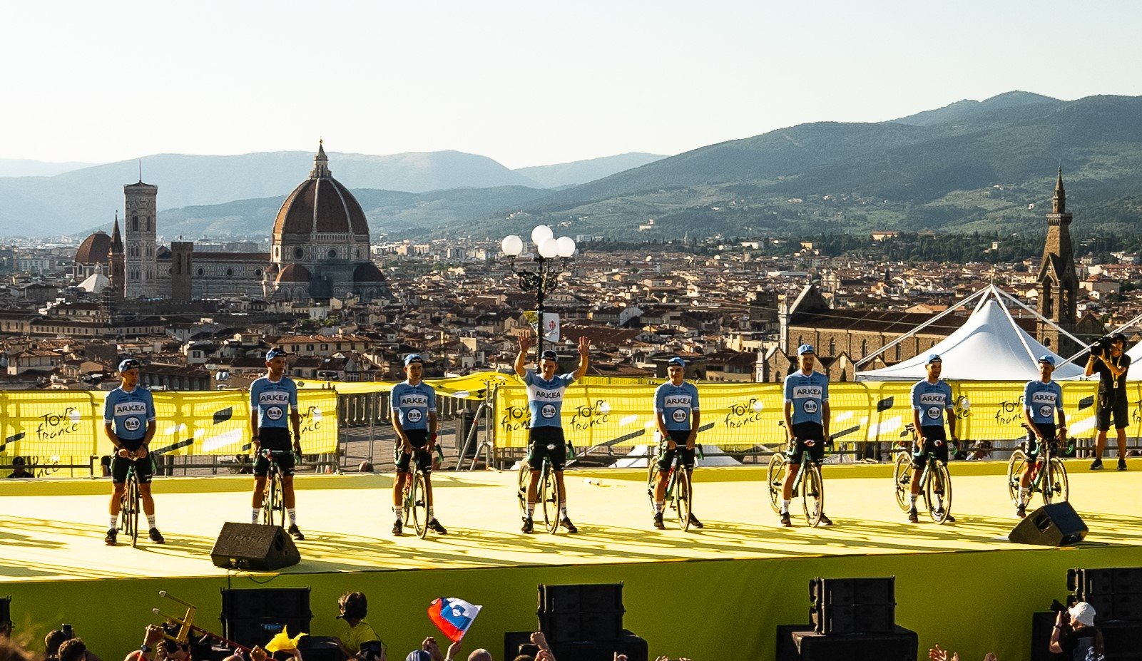 The historic presentation of the 2024 Tour de France in Florence (Credits: Getty Images)