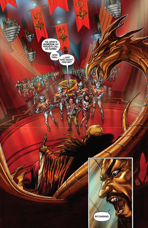 Flash Gordon: Zeitgeist #2 - page 5 (script: Trautmann / art: Indro)