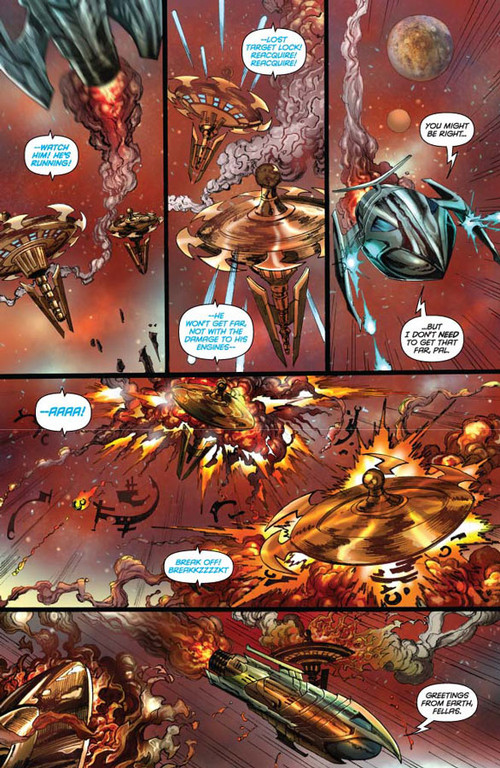 Flash Gordon: Zeitgeist #3 -- page 4 (script: Trautmann / Art: Adrian & Indro)