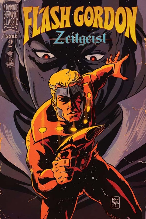 Flash Gordon: Zeitgeist #2 incentive cover by Francesco Francavilla.