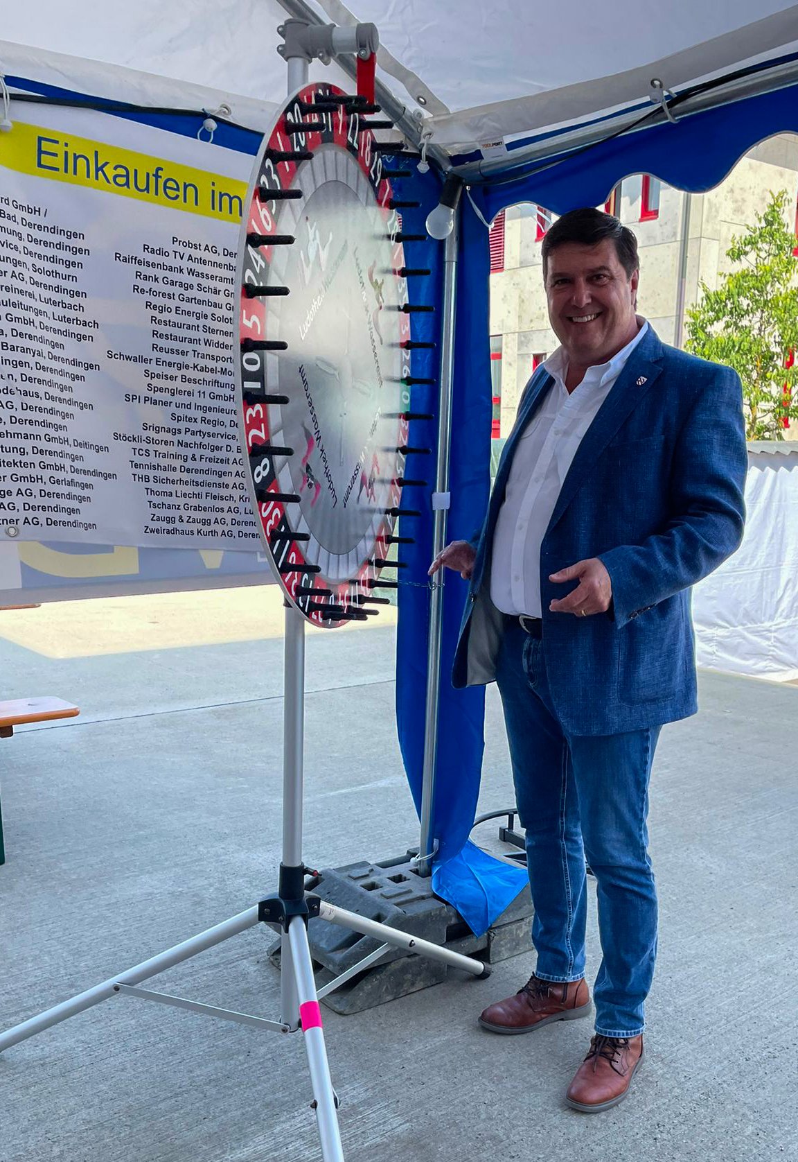 Gemeindepräsident Roger Spichiger...