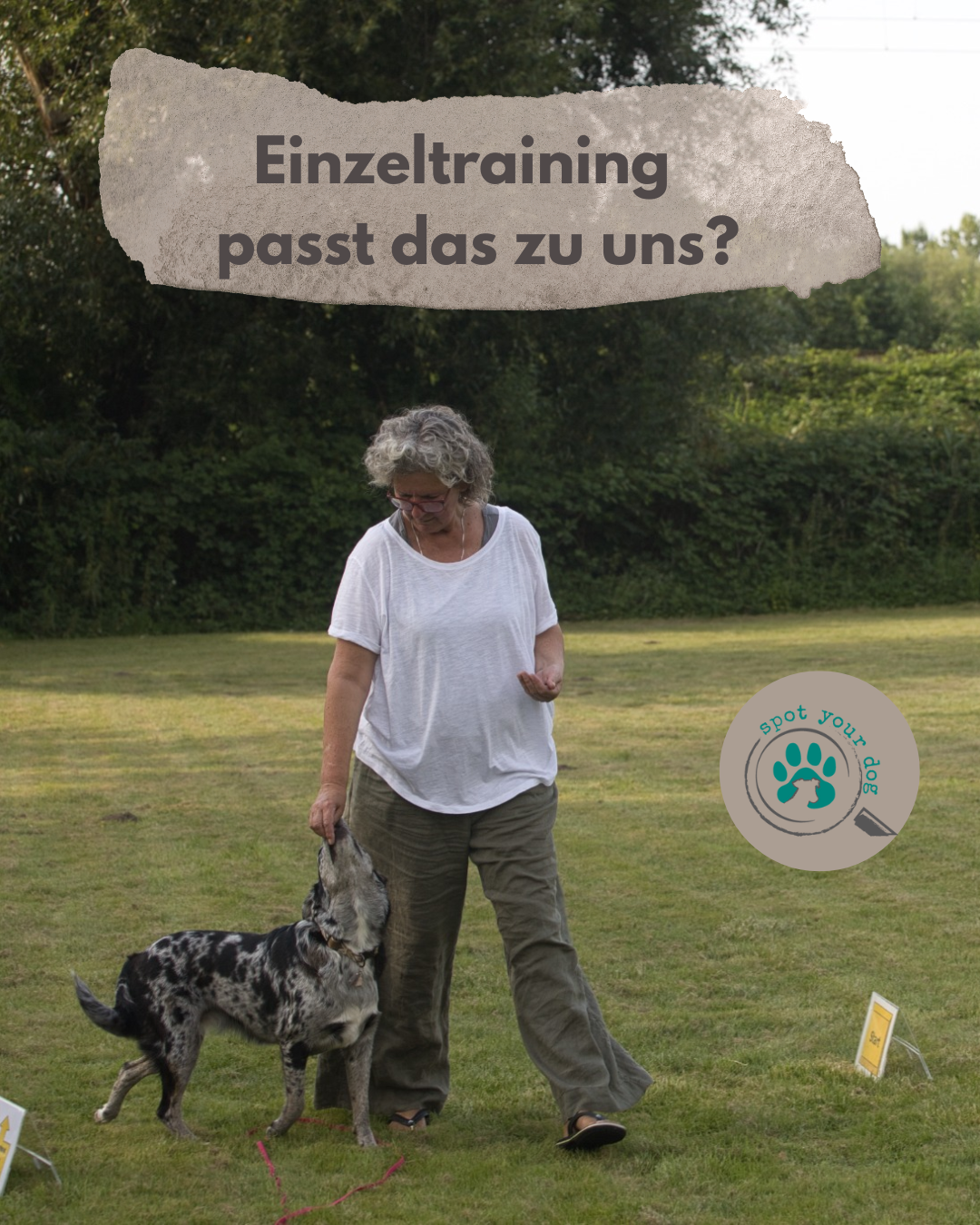 Einzeltraining ... passt das zu uns?