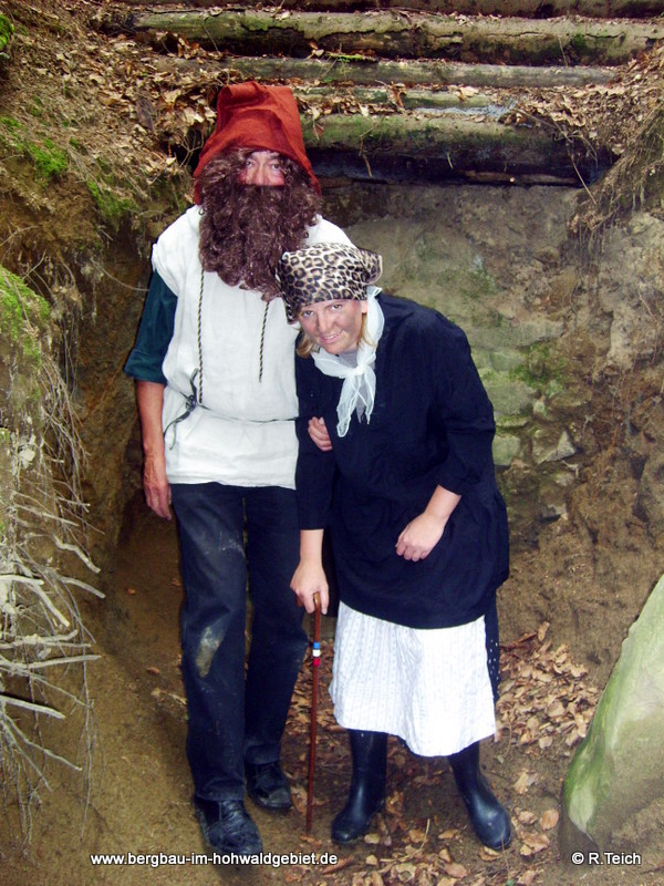 Der Berggeist und sein Kräuterweib.