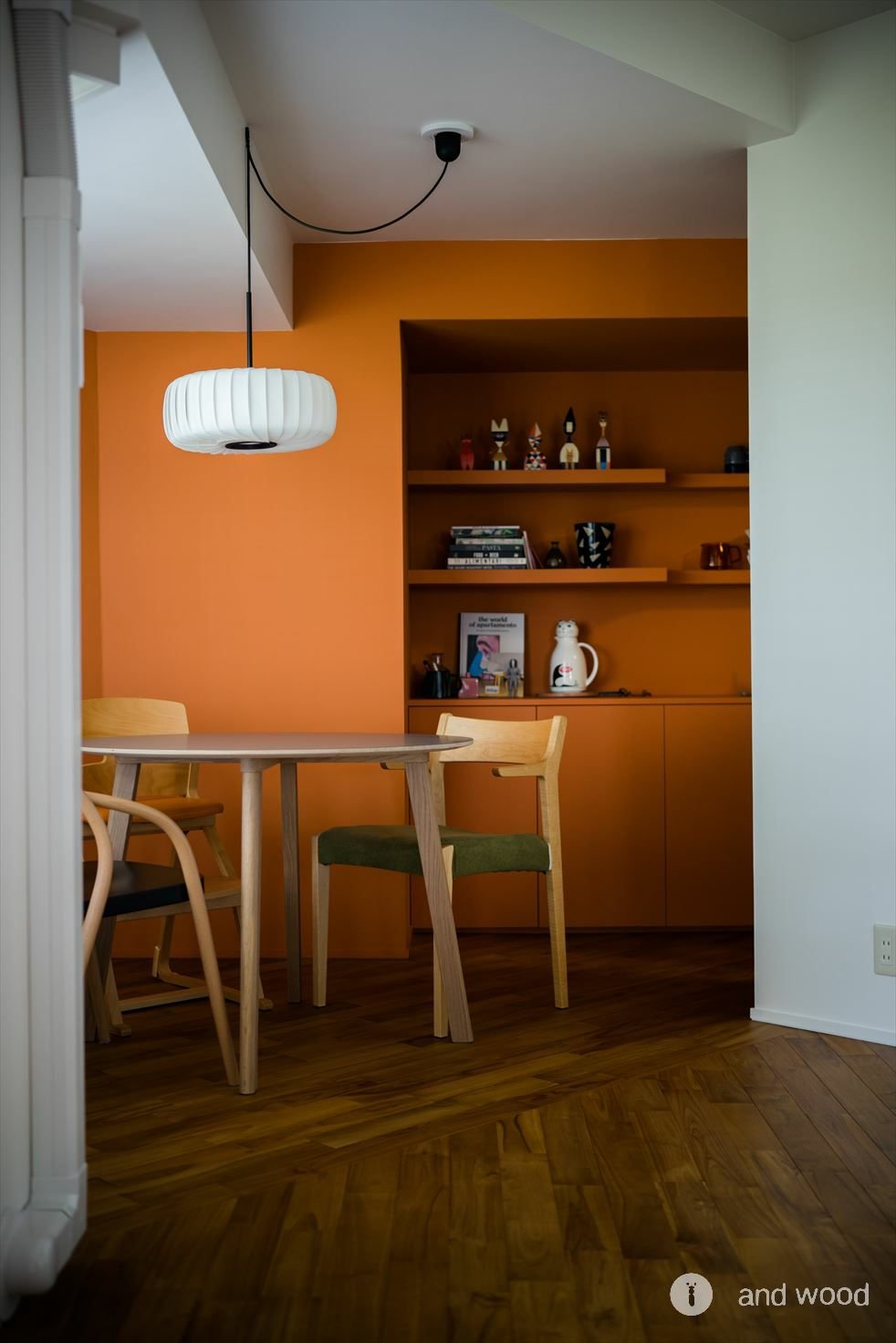 チーク パーケット ＆ ユニ フローリング 施工例 アンドウッド andwood 4