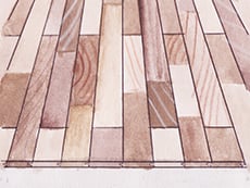 国産 パイン 松 無垢 ユニ フローリング 形状