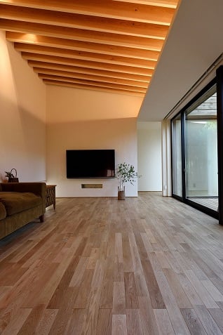 オーク ユニ 75幅 無垢 フローリング キャラクター 新潟 アンドウッド andwood