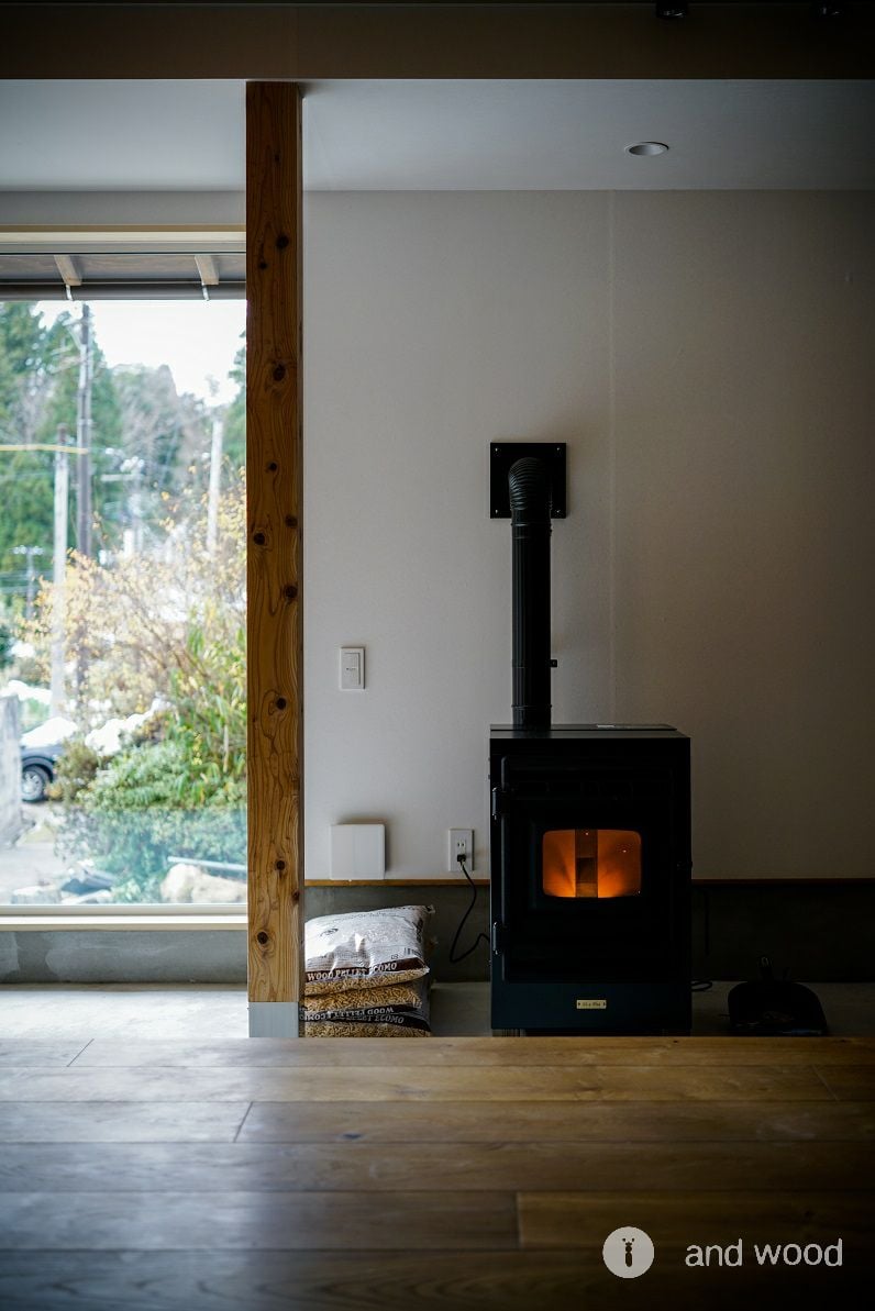 ヨーロピアン フレンチ オーク 燻製 フローリング アンドウッド andwood 施工例 古民家 5