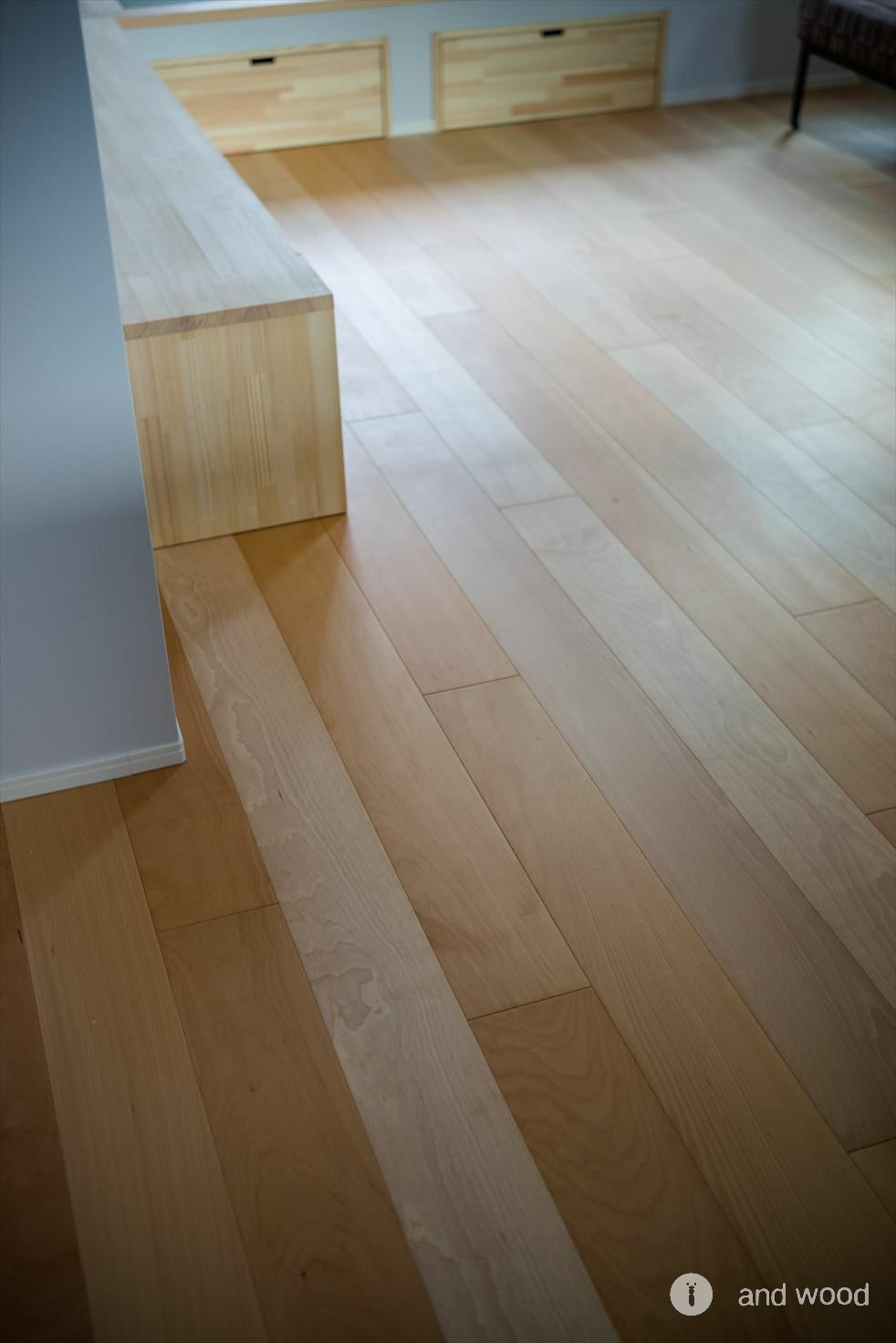 ビーチ ブナ フローリング アンドウッド andwood 施工例 4