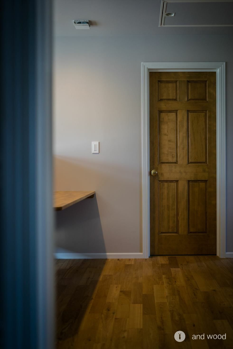 オーク プライウッド 幅細 乱尺 フローリング AC15 新築戸建 施工例 8