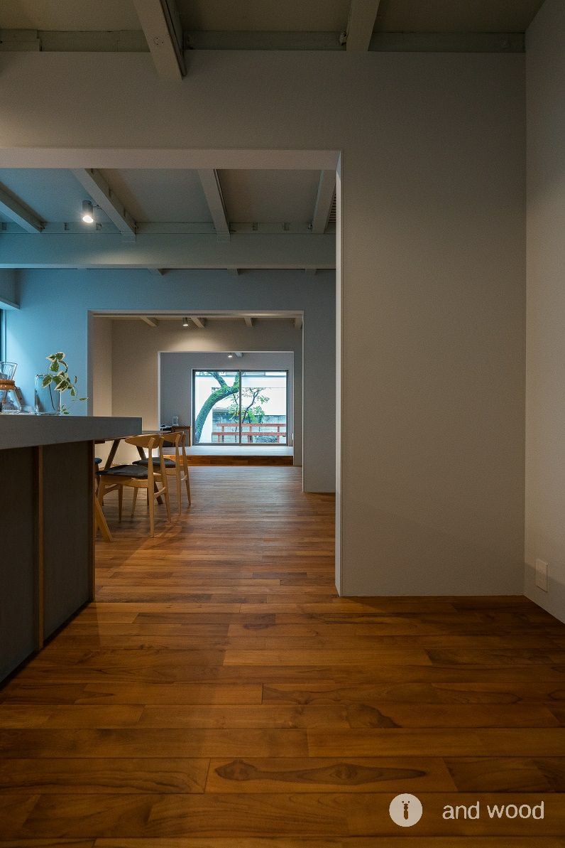 チーク フローリング andwood リビタ 目黒区 2