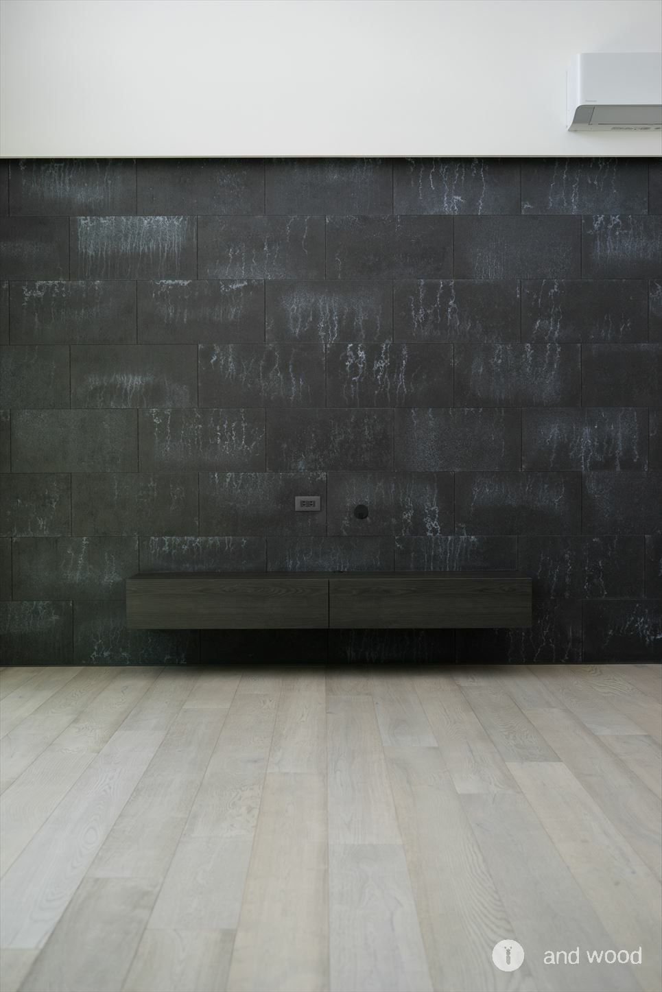 ダスト オーク 幅広 浮造 フローリング ホワイト andwood アンドウッド 施工例 4