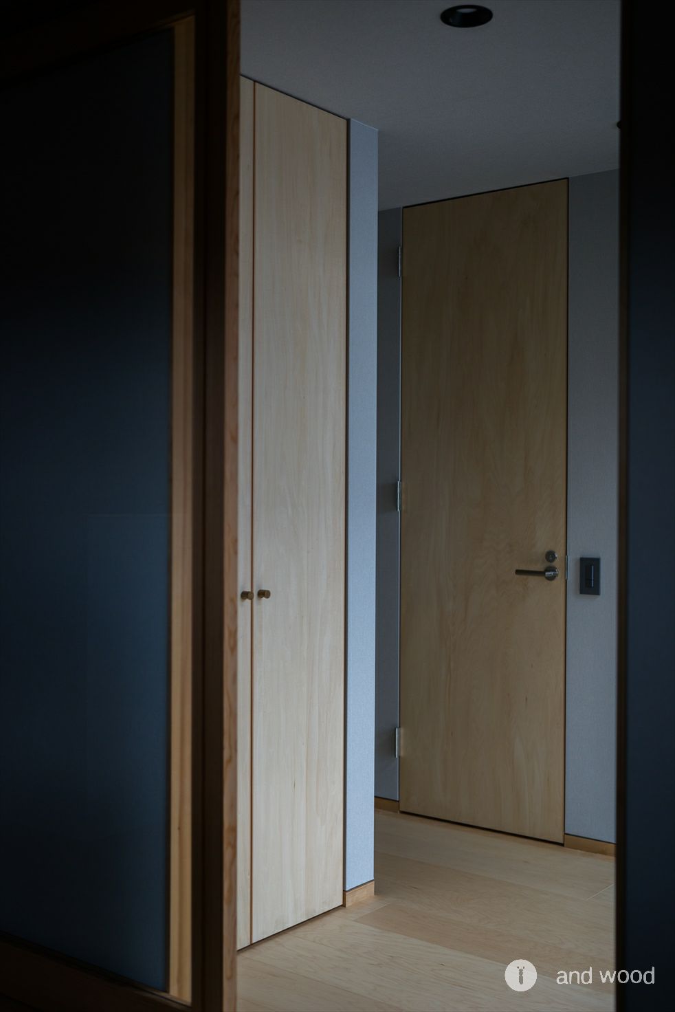 メープル プライウッド フローリング 幅広 施工例 アンドウッド andwood 5