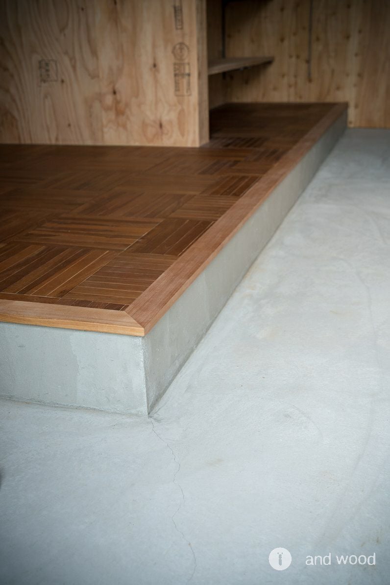 チーク パーケット 9Ｐ フローリング 施工事例 アンドウッド andwood 4
