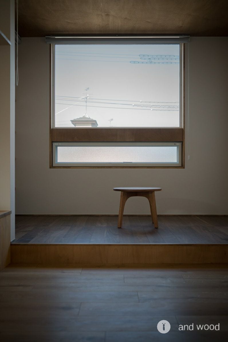 フレンチ オーク 節あり ウォールナット スダレ貼 フローリング 施工例 アンドウッド 6