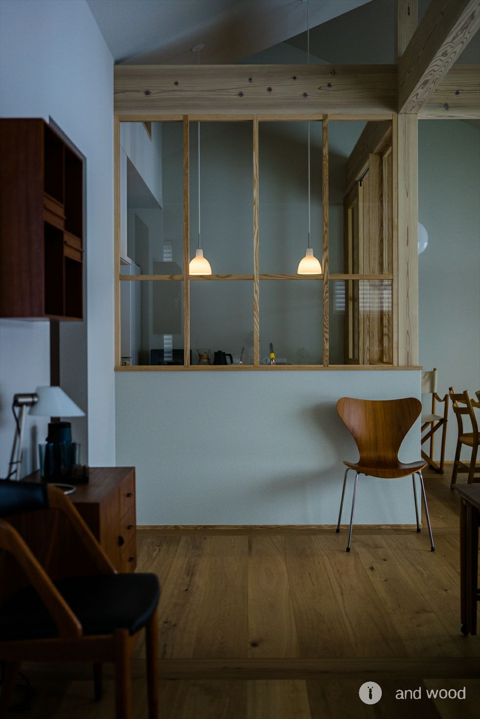 オーク ミズナラ 施工例 アンドウッド andwood 朝鮮張り 5