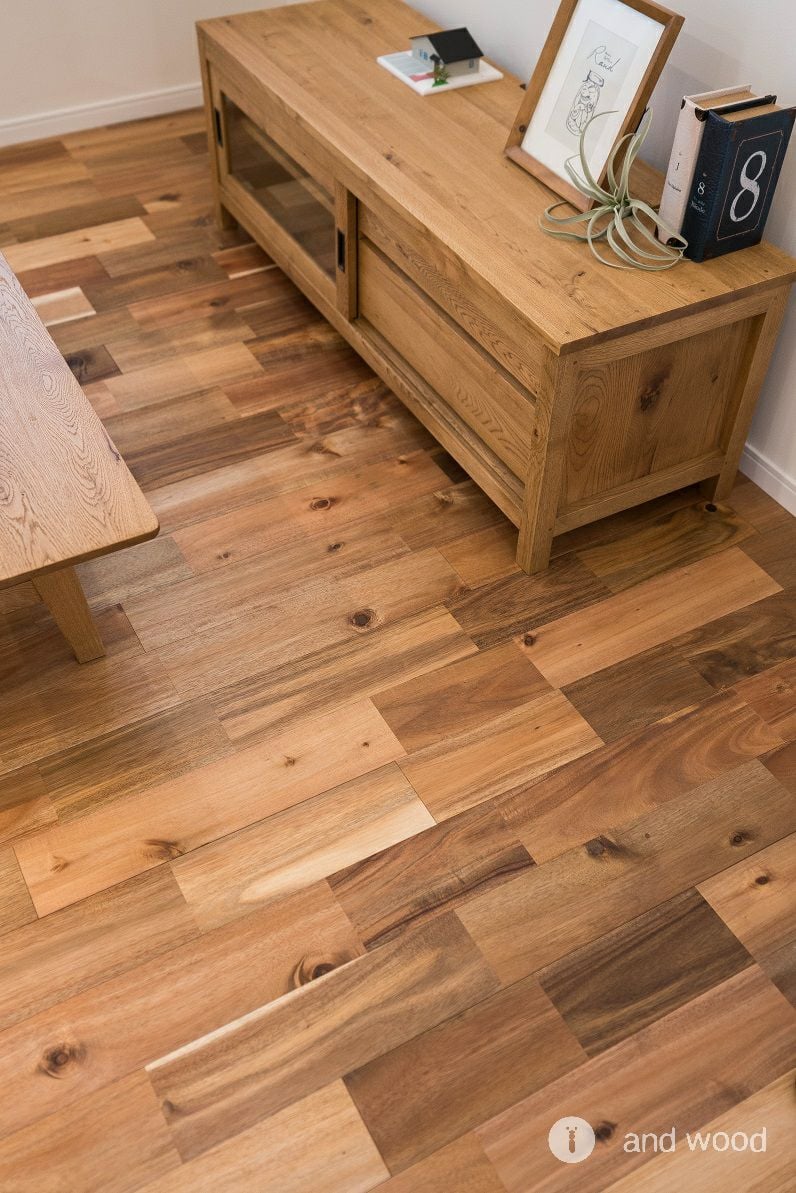 アカシア ジャワ 無垢フローリング アンドウッド andwood 施工例 新潟