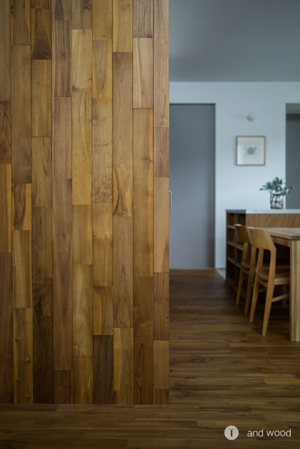 チーク フローリング ウォールパネル アンドウッド andwood 新潟 施工例 7