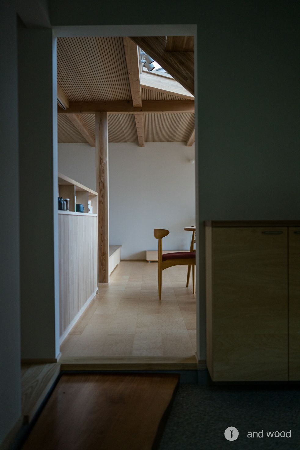 メープル プライウッド フローリング 幅広 施工例 新築戸建 アンドウッド andwood オーガニックスタジオ 10