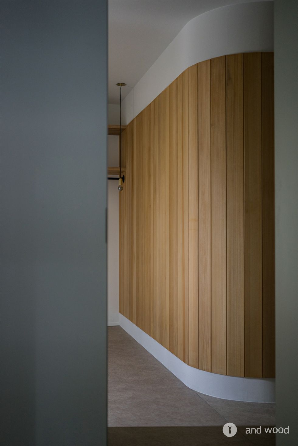 アガチス 羽目板 曲線 新築 施工例 andwood アンドウッド 5